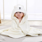 Newborn Baby Bath Towel Cartoon Baby Swaddle Kids Bathrobe Fleece Blanket Warm Sleeping Swaddle Wrap for New Born Boys Girls