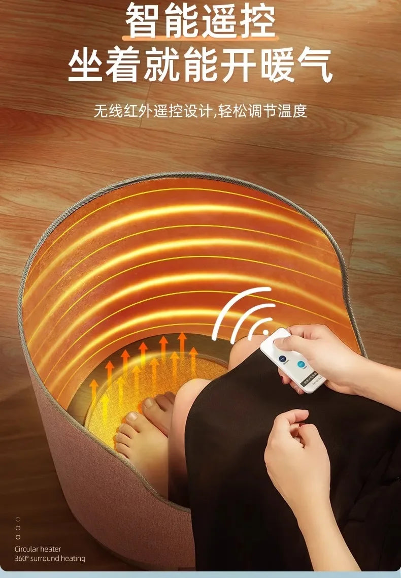220V Electric Foot Warmer Under Desk Heating Pad for Office Winter Warmth Leg Heating Blanket DAB