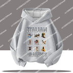 Boy's sports shirt -interesting Italian brain rot Tung Tungtung Sahur children's hooded shirt                h cartoon print-fall/winter top