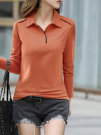 Women's Casual Chic Shirt - Long Sleeve,