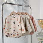 2025New Solid Color Painting Smock Baby's Soft Waterproof Long Sleeve Art Smock Feeding Bib Apron for Kids Accessories