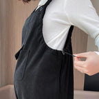 Pregnant Maternity Casual Corduroy Trousers Suspender Overalls Bib Trouser Autumn and Winter Maternity Clothing Pants Jumpsuit