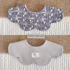[2] Baby double-sided saliva towel ins K-style New arrival baby cotton bib Easiest for match double-sided saliva pocket bib