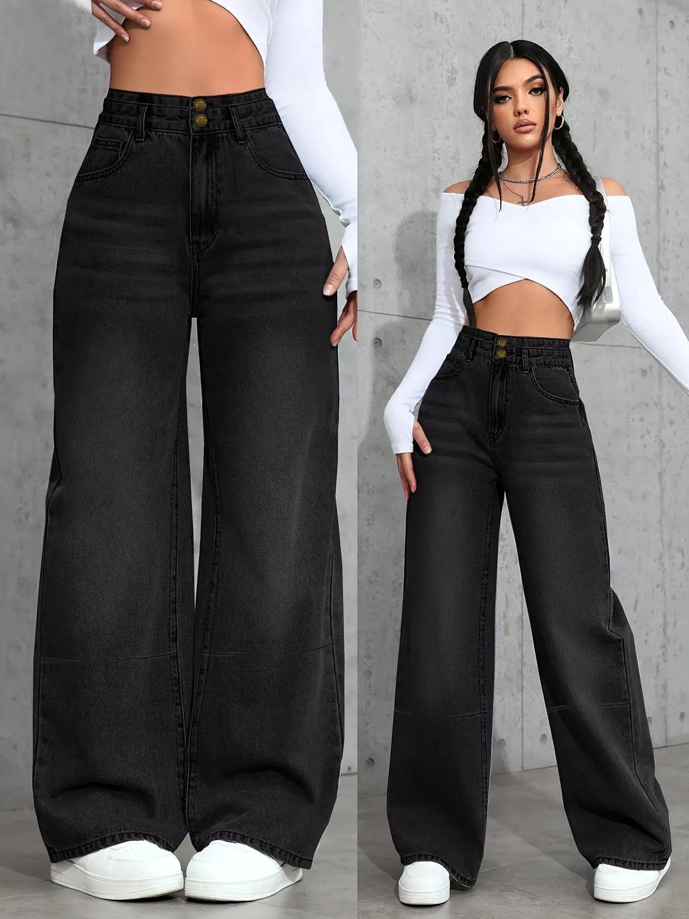 Women's straight jeans