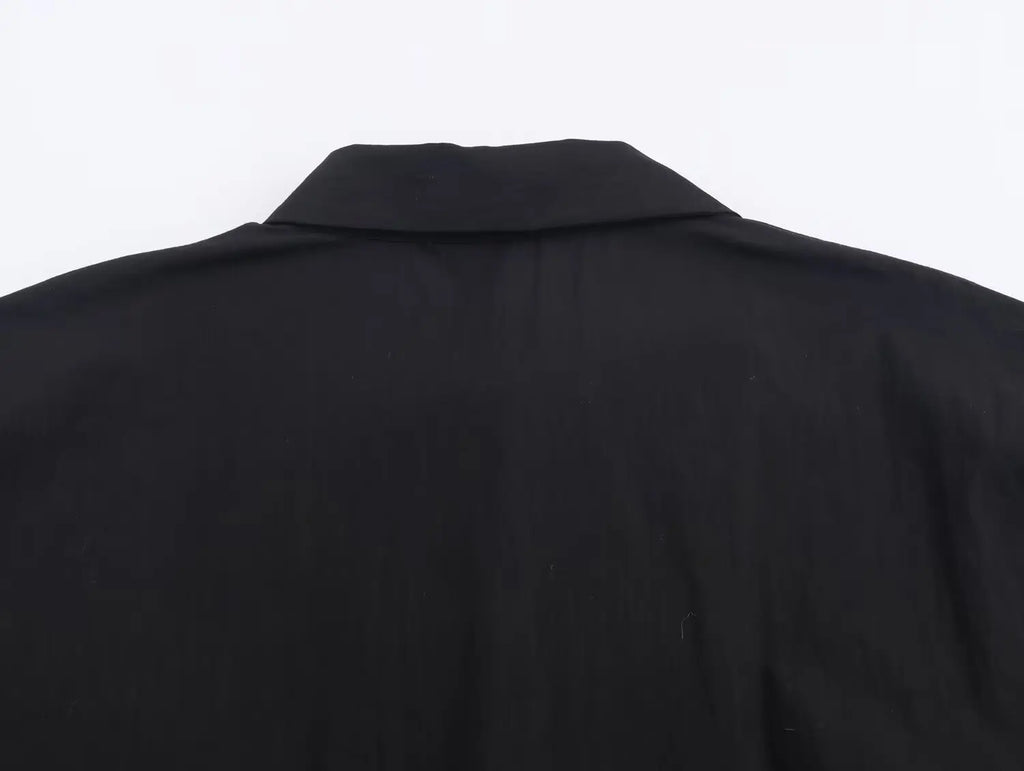 Women Black Shirts for Women Female Fashion Long Sleeve Blouses Women's Casual Shirt