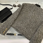 Coat Women Winter Jacket New Autumn and Winter Korean Women's Single-breasted High-quality Chic Tweed Retro Top Coat Women 2024