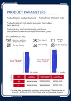 Loogdeel 1Pair Football Sock Calf Sleeves Adult Knee Protection Sports Socks High Tube Breathable Soccer Leg Warmers Shin Guard