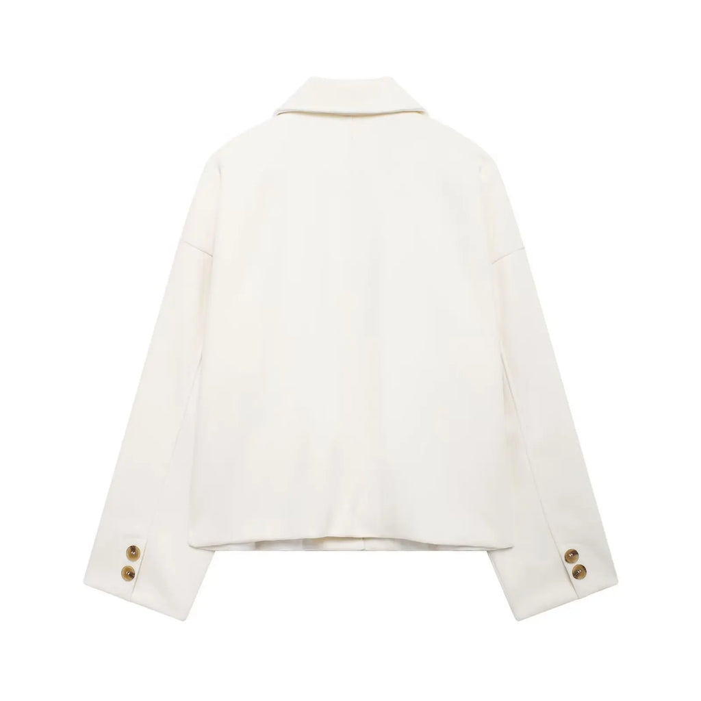 Women's Jackets Coats Autumn 2025 New Chic Loose Long-Sleeved Warm Jackets Fashion Joker Elegant Women's Street Youth Outerwear