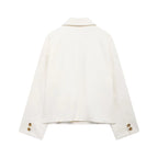 Women's Jackets Coats Autumn 2025 New Chic Loose Long-Sleeved Warm Jackets Fashion Joker Elegant Women's Street Youth Outerwear