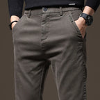 Fall High-End Casual Pants Men's Wear-Resistant Versatile Busin West Pants Trendy Loose Straight Long Pants for Men