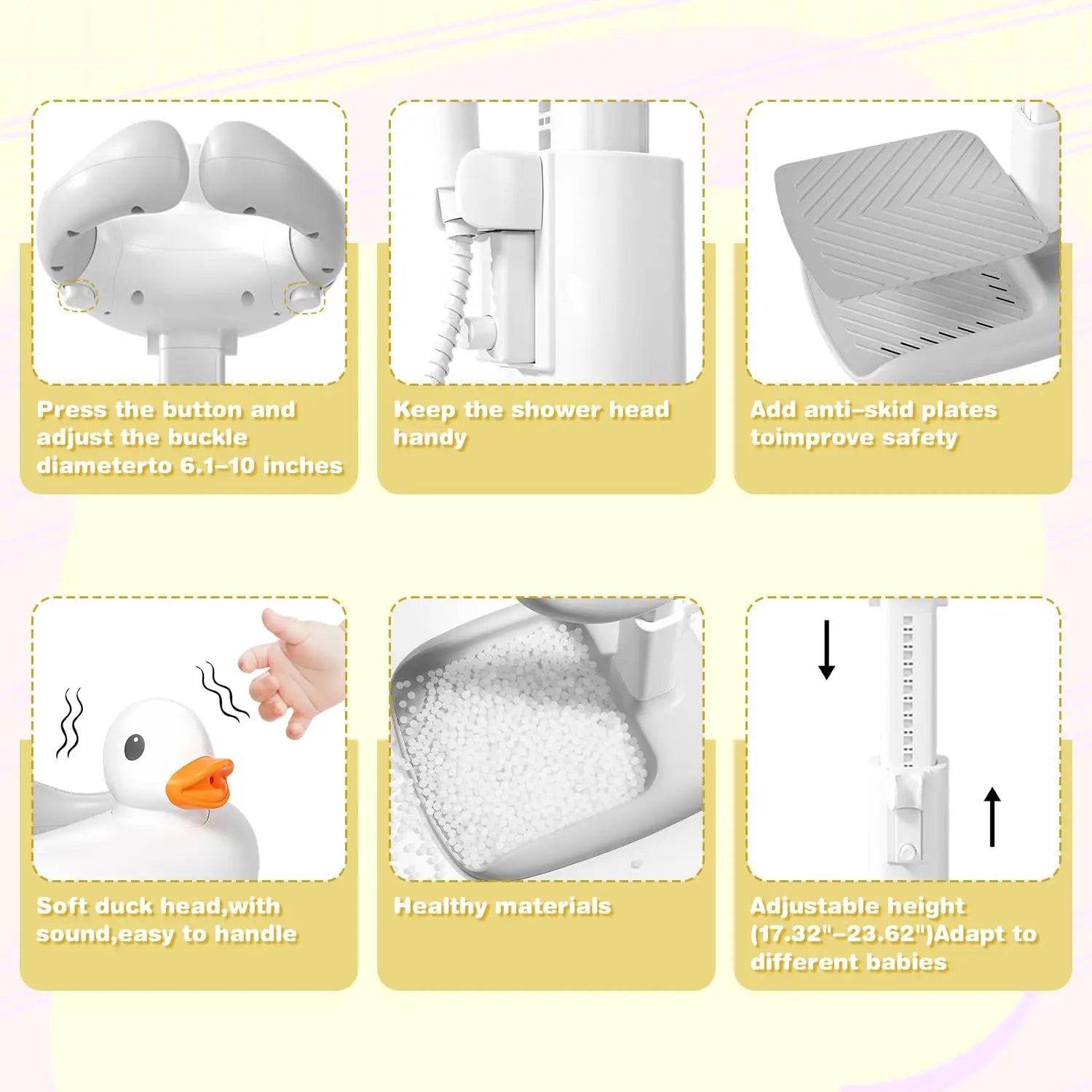 Baby Standing Bath Maker, Baby Shower Stand