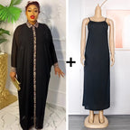 Abayas For Women Dubai Luxury 2025 African Muslim Fashion Dress Caftan Marocain Evening Party Dresses Boubou Robe Djellaba Femme