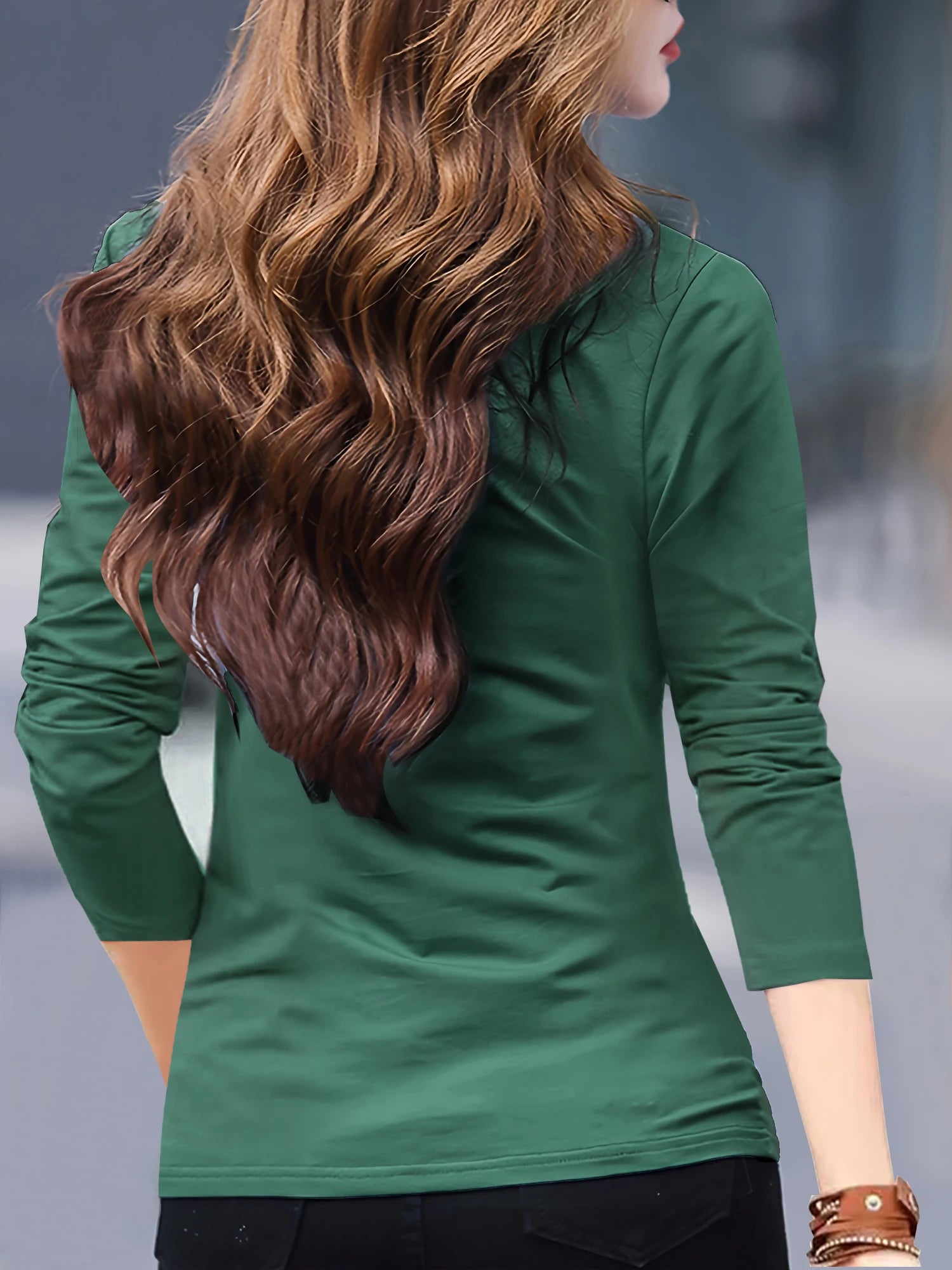Women's Casual Chic Shirt - Long Sleeve,
