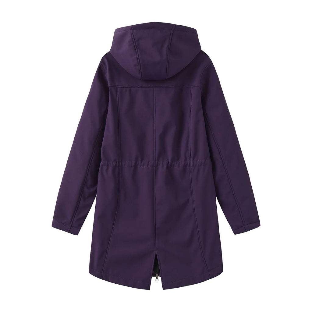 Waterproof Autumn Women's Mountaineering Coat Solid Big Pockets Hooded Loosse Female's Jacket Windproof Thermal outwear For Lady