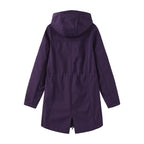 Waterproof Autumn Women's Mountaineering Coat Solid Big Pockets Hooded Loosse Female's Jacket Windproof Thermal outwear For Lady