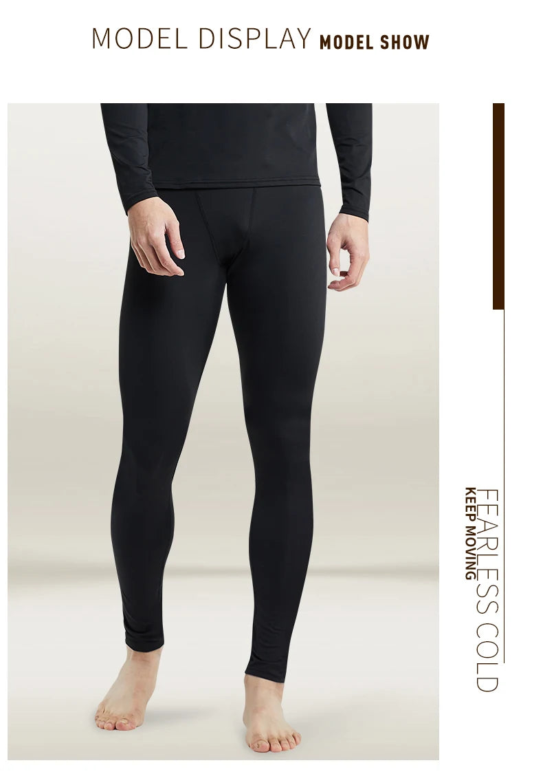 Warm Pants For Men With Plush And Thickened Autumn And Winter High Elasticity,