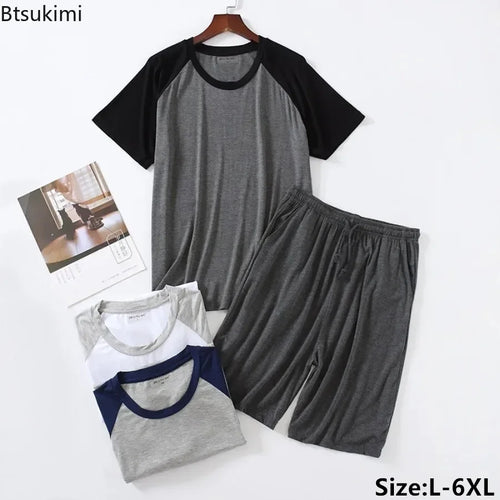 2025 Men's Summer Modal Pajama Sets