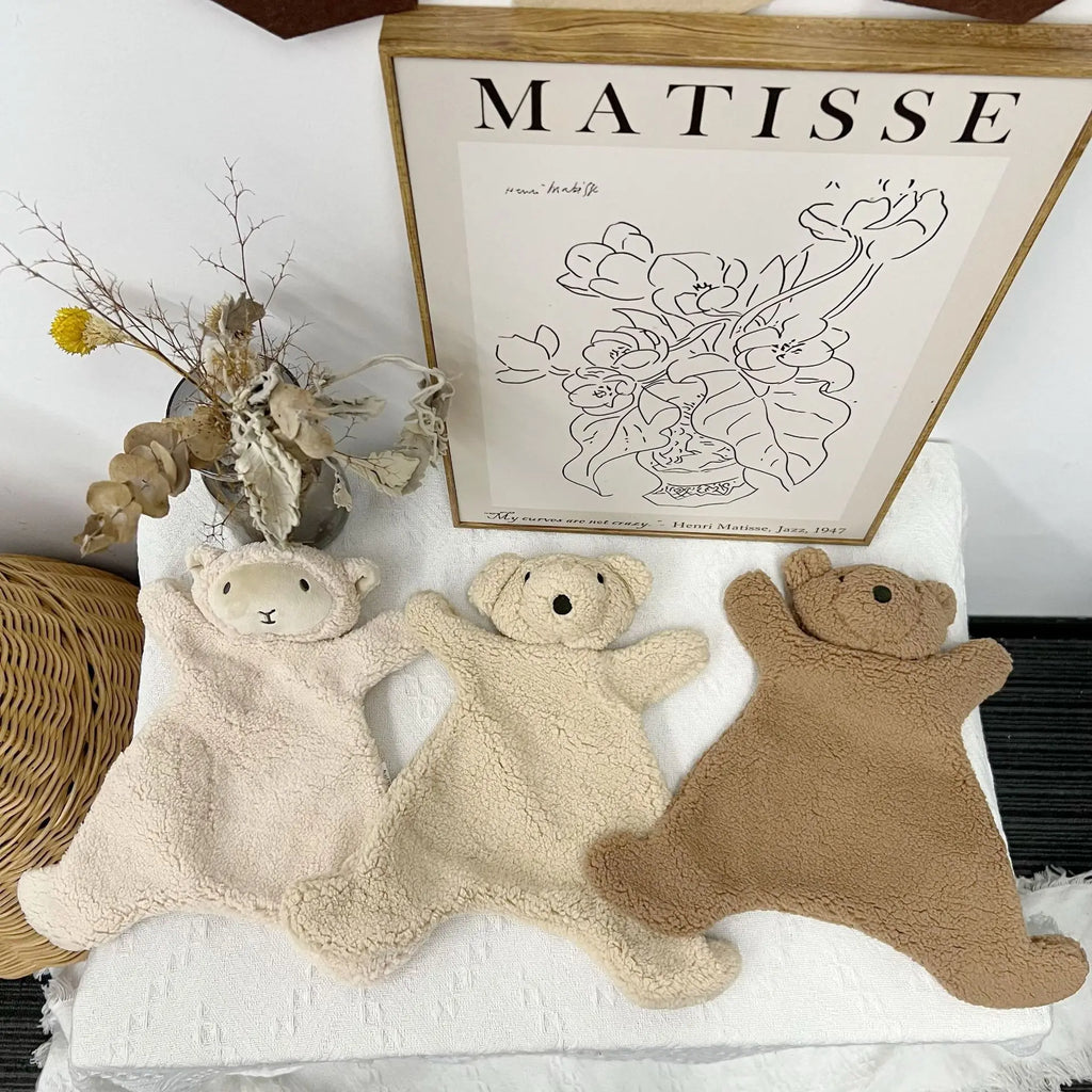 Baby Soothing Doll for Newborn Accessories Photography Props Cute Bear Baby Sleeping Doll Baby Care Soft Plush Dolls