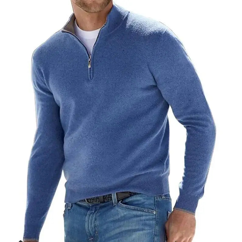 2025 Long Sleeved Sweater Men's Base Sweater for men in Autumn and Winter
