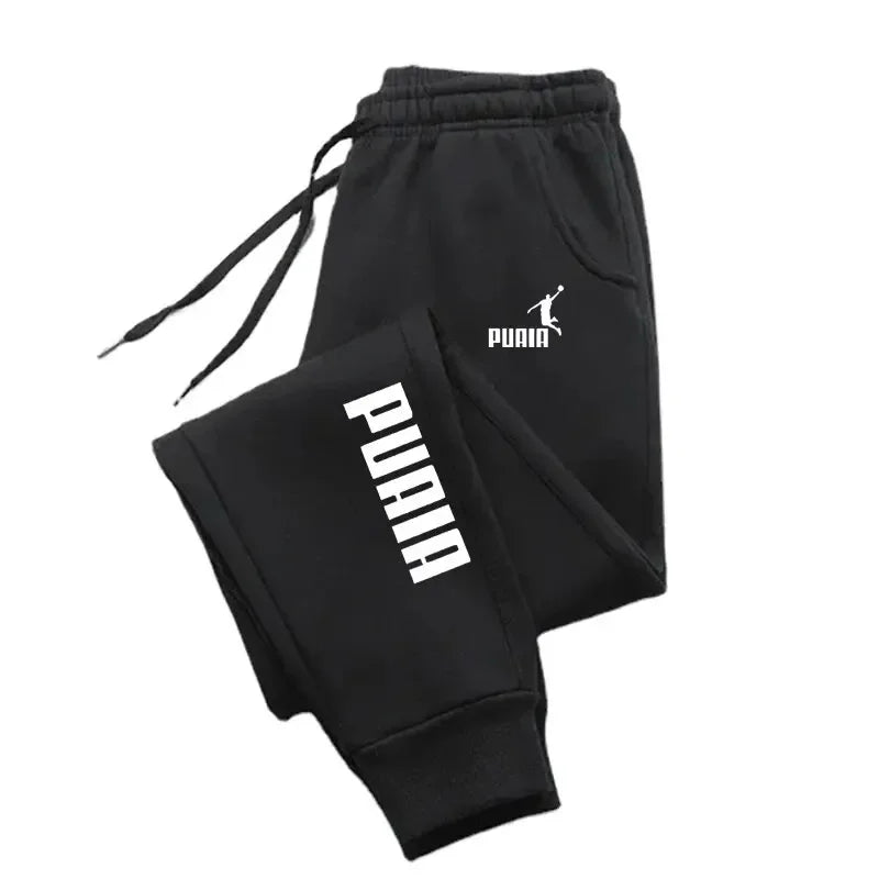 Men's Pant PUAIA Print s Autumn/Winter New Sport Jogging Trousers Fitness Loose Fit Clothing Solid Color Outfit Streetwear Pants