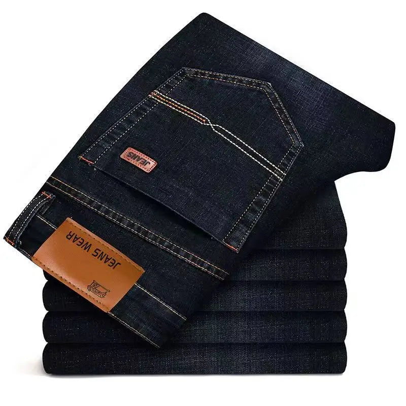 JEAN New Business Men's Jeans Casual Straight Stretch