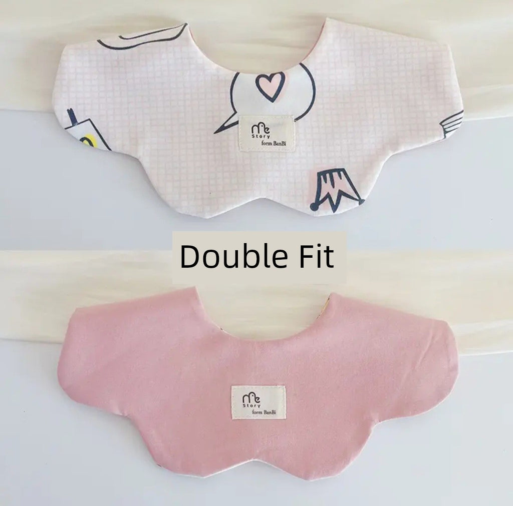 [2] Baby double-sided saliva towel ins K-style New arrival baby cotton bib Easiest for match double-sided saliva pocket bib