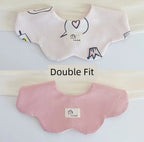 [2] Baby double-sided saliva towel ins K-style New arrival baby cotton bib Easiest for match double-sided saliva pocket bib
