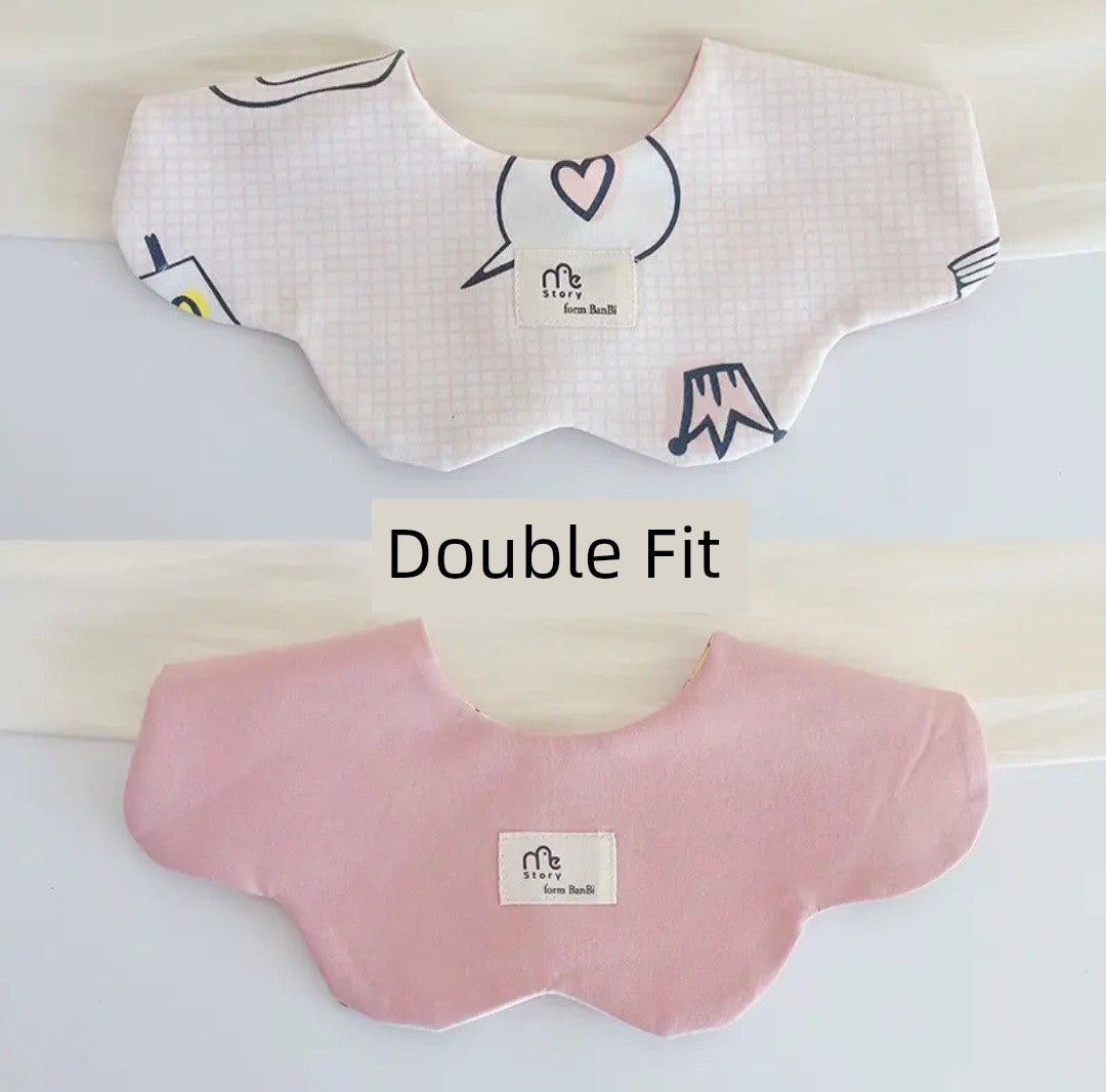 [2] Baby double-sided saliva towel ins K-style New arrival baby cotton bib Easiest for match double-sided saliva pocket bib