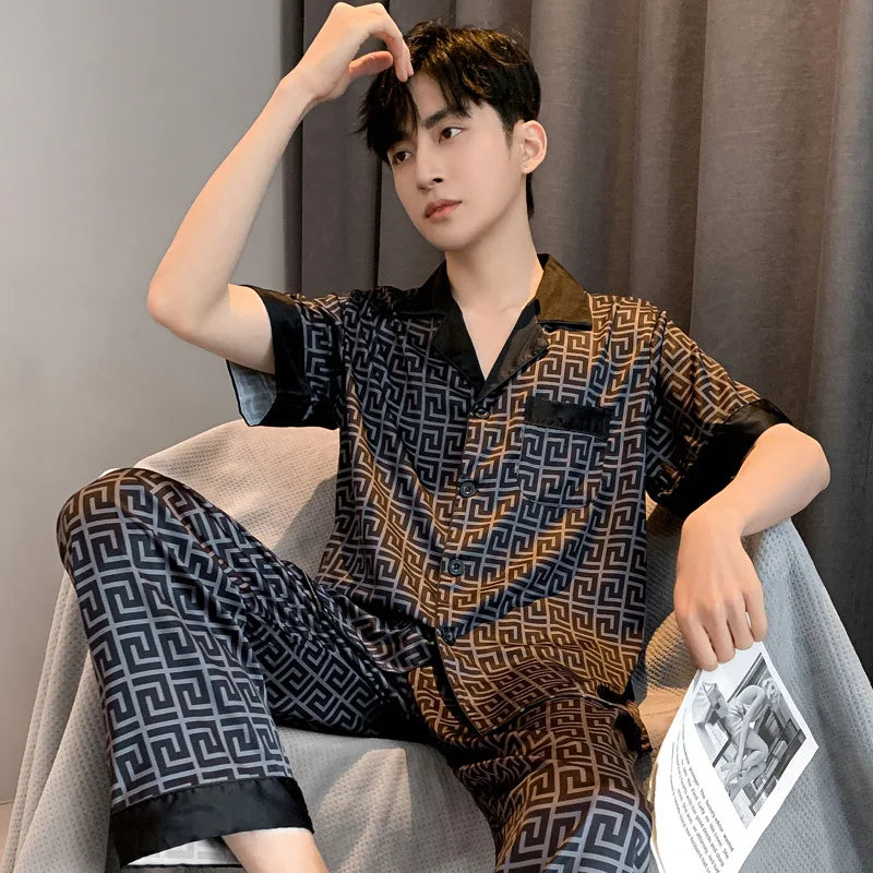 Pajamas Men Spring Summer
