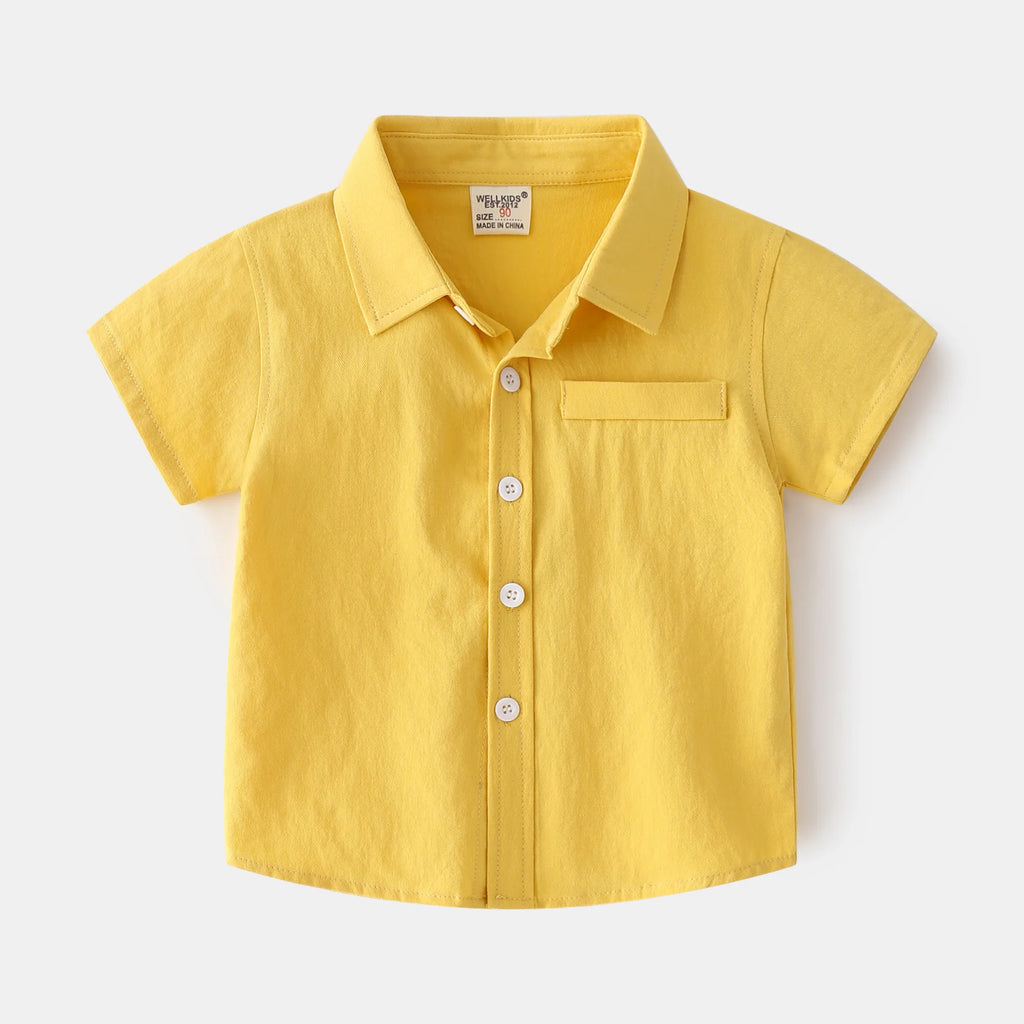 Boy Summer Casual Breathable Multi-color Shirt