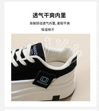Shoes for Women Autumn Trend New Woman Flats Shoes Chunky Lace-up Soft-sole Casual Sneakers Female Vulcanized Shoe Walking Shoe