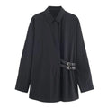 Women Black Shirts for Women Female Fashion Long Sleeve Blouses Women's Casual Shirt
