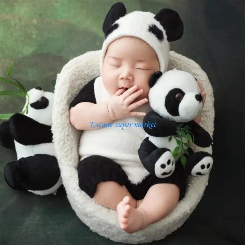 090B Baby Animal Costume For Photoshoots Comfortable Newborns Photography Outfit Gift For Birthdays Celebration