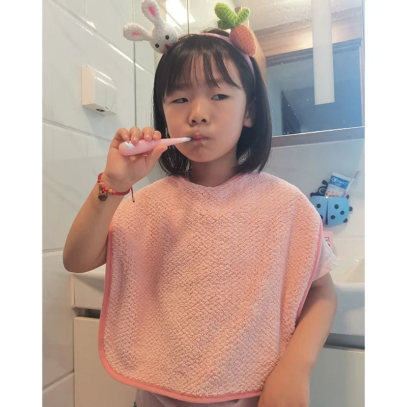 Baby Saliva Towel Waterproof Infant Bibs Kids Feeding Eating Apron Boys Girls Ruffle Towel Toddler Newborn Burp Cloths Water