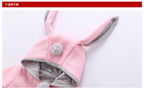 Baby Girls Jacket in Spring Rabbit Ears Coat Children Clothes Outerwear Autumn Kids Warm Cotton Dress Jacket Infant Girl Coat
