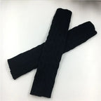New Women Autumn And Winter Legwarmers Kapron Hemp Flowers Kneepad Leg Warmer Female Girls Pile Heap Socks Sports Safety