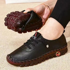 Sneakers for Women Leather Casual Vulcanized Female Shoe Soft Comfortable Flat Loafers Shoes Slip on Shoes Zapatillas De Mujer