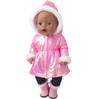 43 cm Doll Clothes Down Jackets Warm Coat for American Girl Doll Accessories Fashion New Baby Born Down Jackets Suit 18inch Doll