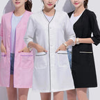 Beauty Salon Beautician Overalls Hairdressing Spa Massage Therapist Health Work Uniform Nail Salon Long / Short Sleeves Coats