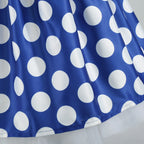 Girls' clothing, girls' baby clothes, skirt with bow and polka dot pattern, imitation show, Halloween party, exquisite clothing