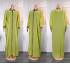 Abayas For Women Dubai Luxury 2025 African Muslim Fashion Dress Caftan Marocain Evening Party Dresses Boubou Robe Djellaba Femme