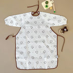 Feeding Bib for Baby Boys Girls 6-36Month Waterproof Bib Apron Smock with Table Cover Infant Mess Free Full Coverage Bib