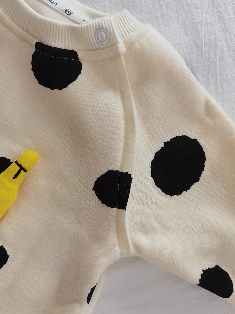 MILANCEL Baby Rompers Baby Girls Clothes Banana Baby Jumpsuit  Infant Girl Clothing