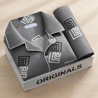 Men's Thin Cotton Pajamas Long Sve Long Pants Two-Piece Set Casual