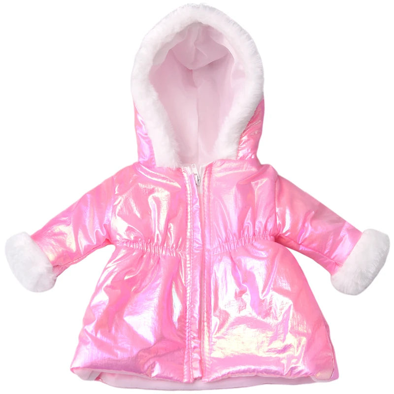 43 cm Doll Clothes Down Jackets Warm Coat for American Girl Doll Accessories Fashion New Baby Born Down Jackets Suit 18inch Doll