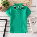 Boys Polo Shirts Short Sleeve Kids Shirt for Boys Collar Tees Fashion Baby Boys Girls Shirts 2-16 Years Children Clothes Tops