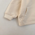 2024 Spring New Baby Boy Bear Hooded Sweatshirt Toddler Girls Cotton Clothes Embroidery Tops Kids Hoodies Outwear