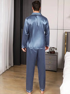Men Pajamas Set Winter Sleepwear