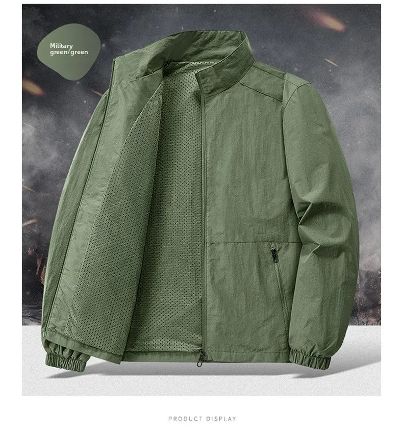 Men's jacket  spring and autumn thin casual sports jacket