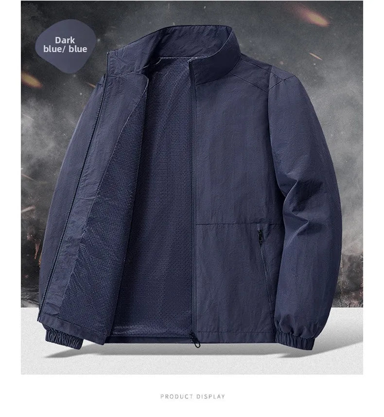 Men's jacket  spring and autumn thin casual sports jacket